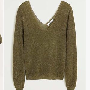 Mango Metallic Blouse